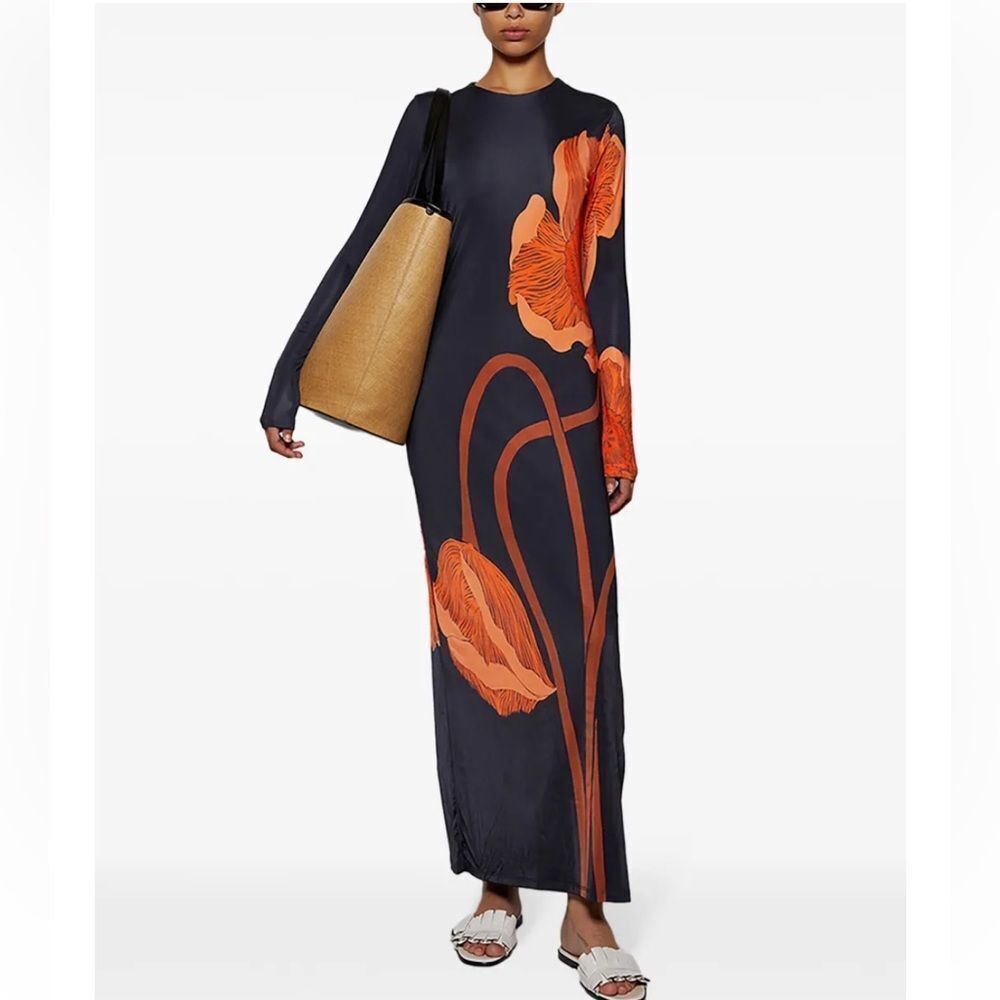 Johanna Ortiz colourful allegory maxi dress